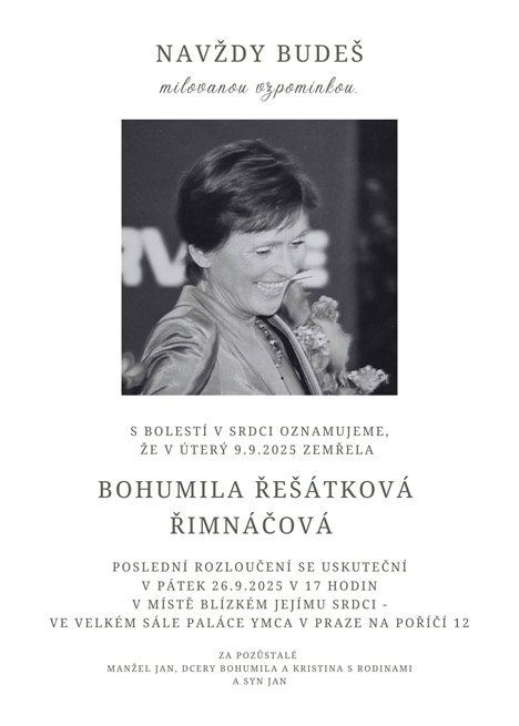 Poslední rozloučení s Bohunkou 