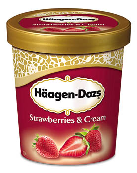 Přítel dává přednost zmrzlině Haagen Dazs, já nikdy neodolám zmraženému jogurtu...