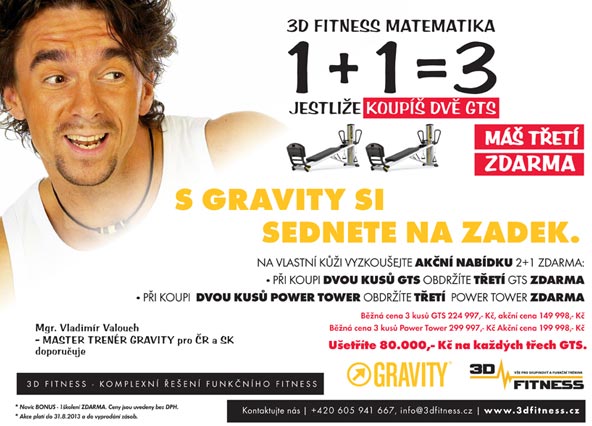 Vláďa Valouch pro 3dfitness: GRAVITY on Total Gym – Úspěch profesionálů