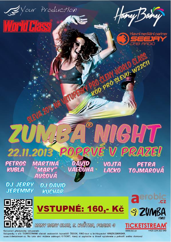 Zumba® Night Party poprvé v České republice!