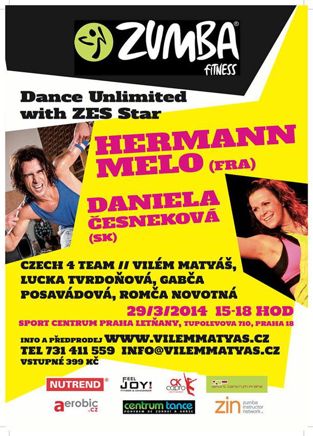Zumba Dance Unlimited with ZES Stars: Daniela Česneková a Hermann Melo