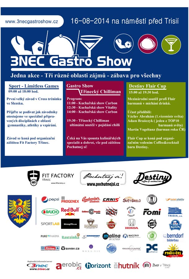 1. ročník festivalu 3NEC Gastro Show